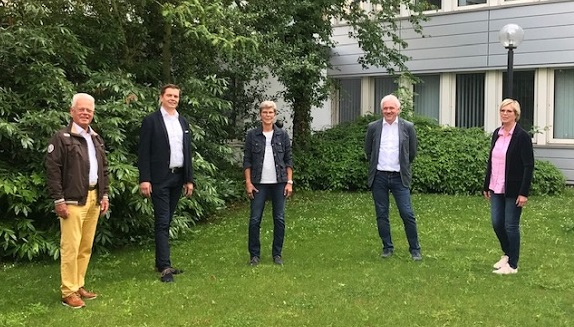 Unser Foto zeigt die CDU-Mitglieder des Aufsichtsrates der Wirtschaftsförderungsgesellschaft des Kreises v.l.n.r. H. Bernsdorf, O. Pöpsel, A. Heite, U. Häken und B. Wiemer.