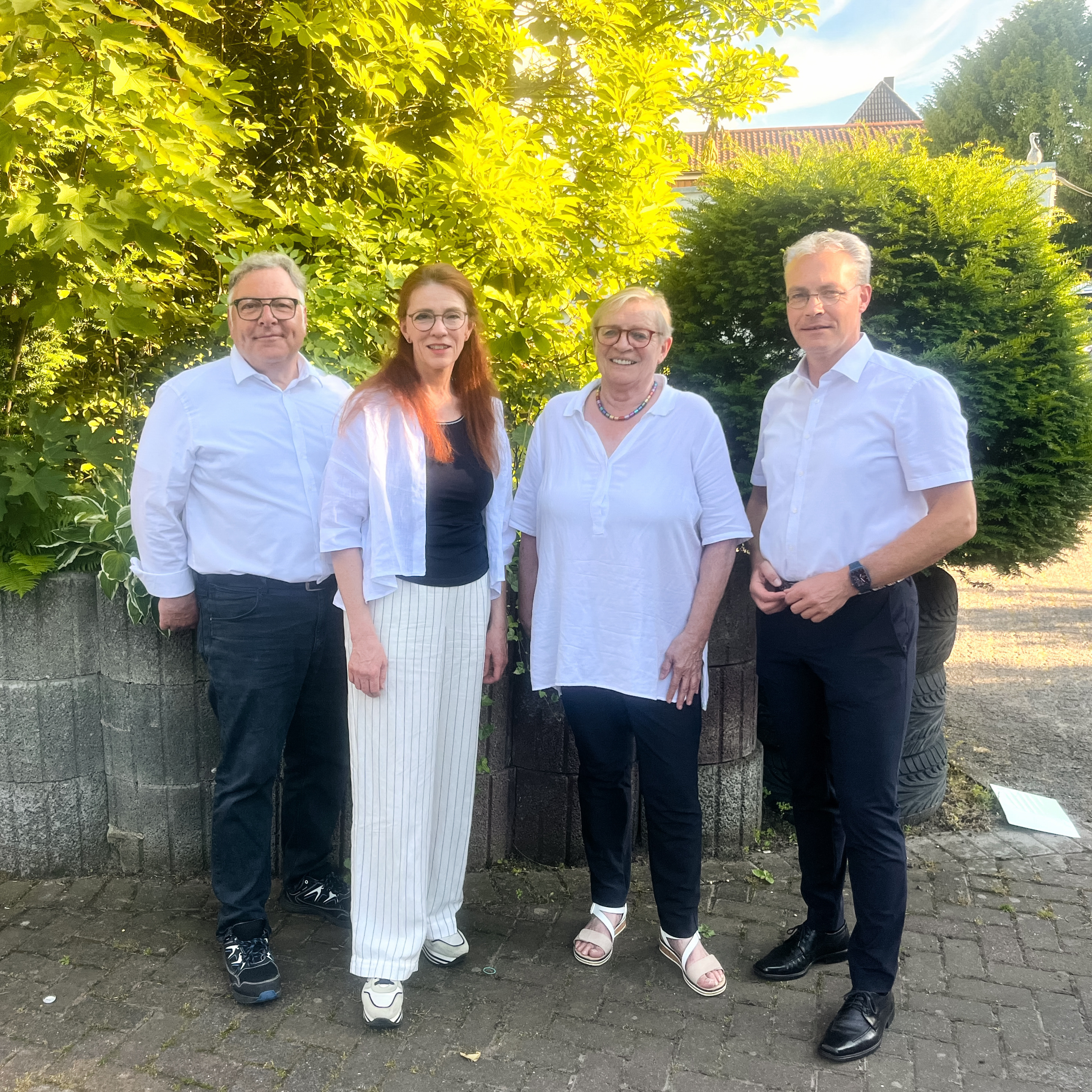 Unser Foro zeigt v. l. n r.: Christian Klespe, Nicola Kieswalter, Karin Adamczewski, Olaf Reen