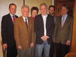 Unser Foto zeigt v. l. n. r.: Dr. Martin Michalzik, Werner Hüsten, Irmgard Soldat, Ulrich Häken, Klaus Müller und Matthias Arkenstette